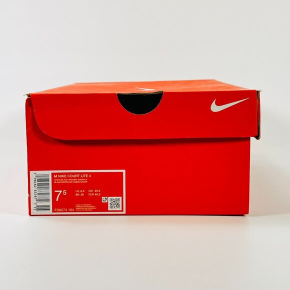 NikeCourt Lite 4 \'White Radiant Emerald\' FD6574-104 Multi Size main image 5